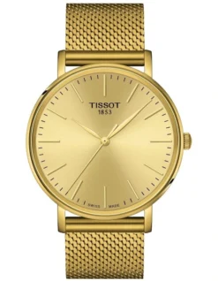 Tissot Everytime T1434103302100 Watch In Gold
