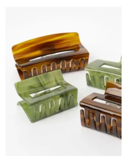 4 Pack Mix Claw Clip In Assorted -Myer Clothing Shop 966998800 966999250 5 720x928