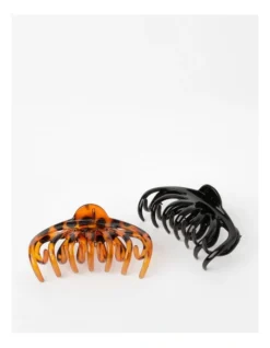 2 Pack Large Octopus Claw Clip In Black -Myer Clothing Shop 966998890 966999340 3 720x928