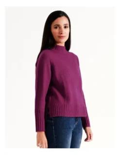 Regatta Recycled Polyester Blend Stand Neck Fluffy Jumper In Boysenberry 9 Regatta Recycled Polyester Blend Stand Neck Fluffy Jumper In Boysenberry -Myer Clothing Shop 967117960 7 720x928