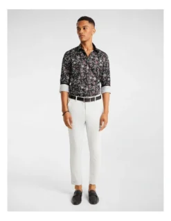 York Slim Cropped Chino In Grey -Myer Clothing Shop 967372840 5 720x928