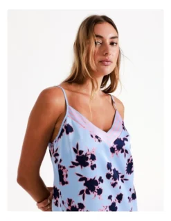 Chloe & Lola Andrea Recycled Satin Chemise In Ink Floral -Myer Clothing Shop 967374550 5 720x928