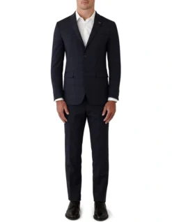 Gibson Ayden Slim Fit Jacket In Navy -Myer Clothing Shop 967449340 5 720x928
