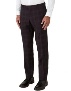 Gibson Caper Slim Fit Trouser In Mahogany -Myer Clothing Shop 967449790 3 720x928