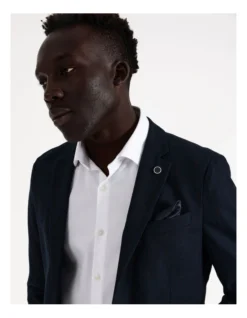 Slim Windowpane Blazer In Chocolate 9 Slim Windowpane Blazer In Chocolate -Myer Clothing Shop 967570390 3 720x928