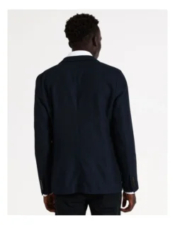 Slim Windowpane Blazer In Chocolate 12 Slim Windowpane Blazer In Chocolate -Myer Clothing Shop 967570390 6 720x928