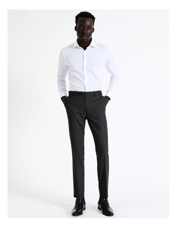 Slim Puppytooth Suit Pant In Charcoal 1 Slim Puppytooth Suit Pant In Charcoal