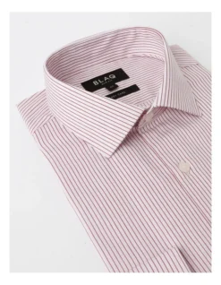 Slim Long Sleeve 2 Colour Mini Stripe Shirt In Pink 13 Slim Long Sleeve 2 Colour Mini Stripe Shirt In Pink -Myer Clothing Shop 967574080 7 720x928