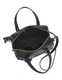 Fossil Carlie Satchel Bag In Black -Myer Clothing Shop 967783240 3 720x928