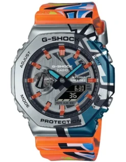 G-Shock 40th Anniversary Street Watch In Blue/Orange