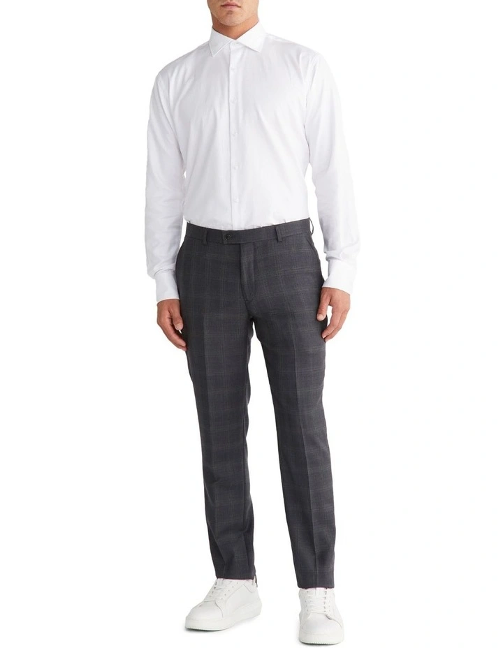 Calvin Klein X Slim Check Suit Pant In Grey 3 Calvin Klein X Slim Check Suit Pant In Grey - Image 3
