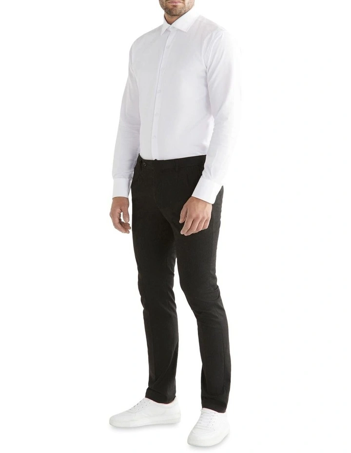 Calvin Klein Slim 2 Pleat Trouser In Black 2 Calvin Klein Slim 2 Pleat Trouser In Black - Image 2