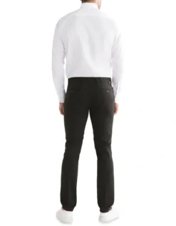 Calvin Klein Slim 2 Pleat Trouser In Black 6 Calvin Klein Slim 2 Pleat Trouser In Black -Myer Clothing Shop 967832470 3 720x928