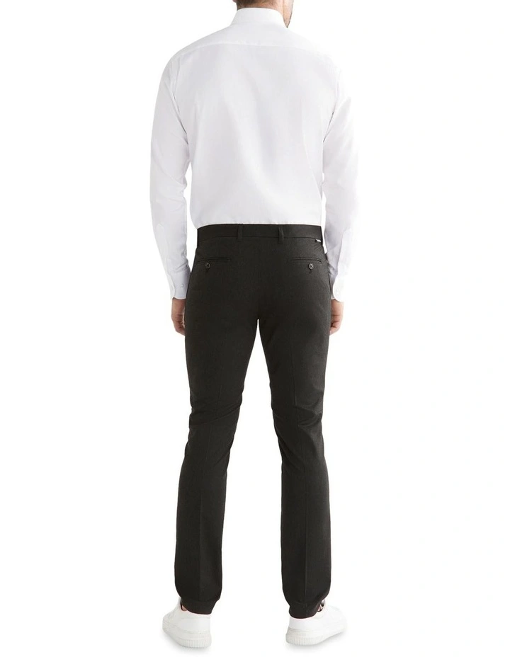 Calvin Klein Slim 2 Pleat Trouser In Black 3 Calvin Klein Slim 2 Pleat Trouser In Black - Image 3
