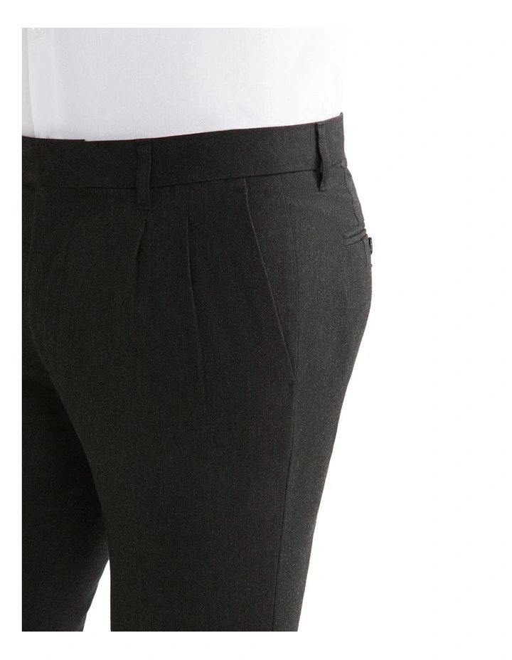 Calvin Klein Slim 2 Pleat Trouser In Black 4 Calvin Klein Slim 2 Pleat Trouser In Black - Image 4