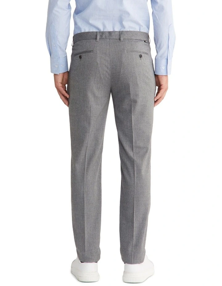 Calvin Klein Slim 2 Pleat Trouser In Grey 2 Calvin Klein Slim 2 Pleat Trouser In Grey - Image 2