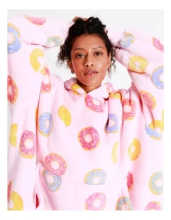 SOHO Ellie Oversized Hoodie Donut Print In Pink 9 SOHO Ellie Oversized Hoodie Donut Print In Pink -Myer Clothing Shop 968079610 968082940 3 720x928