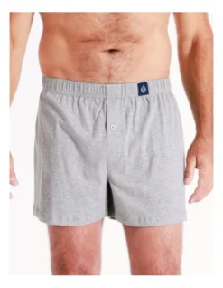 2 Pack Loose Knit Boxer Shorts In Marle -Myer Clothing Shop 968198050 3 720x928