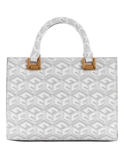 Guess Atene Satchel Bag In Stone -Myer Clothing Shop 968292100 4 720x928