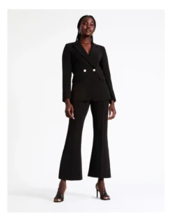 Double Breasted Blazer In Black 9 Double Breasted Blazer In Black -Myer Clothing Shop 968301370 3 720x928