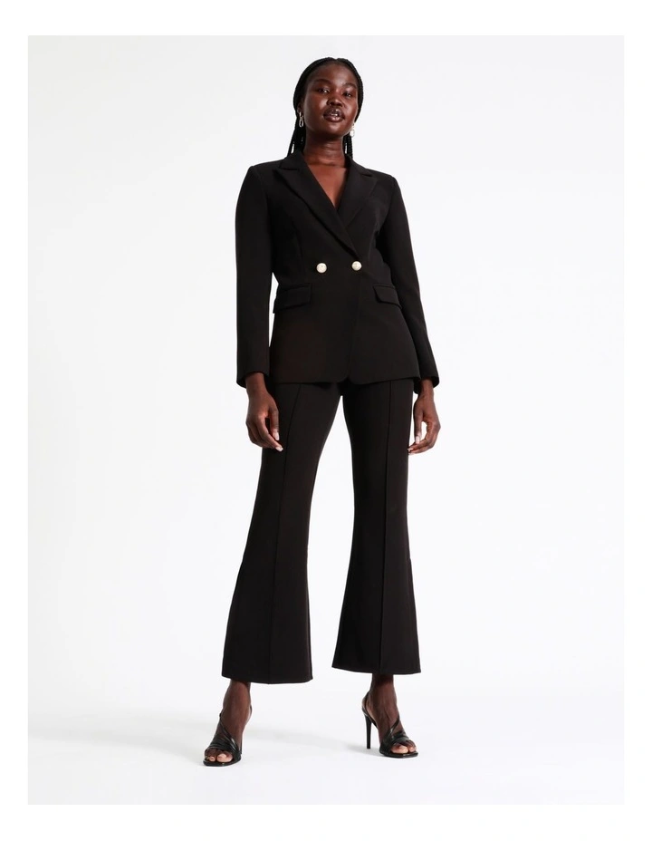 Double Breasted Blazer In Black 3 Double Breasted Blazer In Black - Image 3