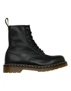 Dr. Martens 8 Eye Nappa Black Combat Boot