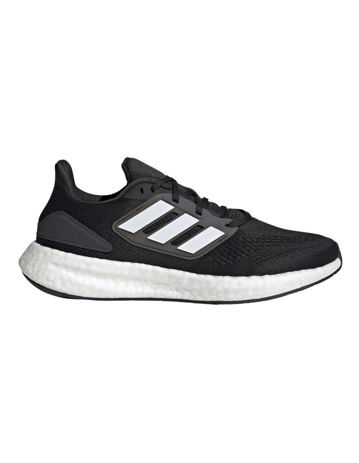 ADIDAS Pureboost Running Mens Shoes In Black/White 1 ADIDAS Pureboost Running Mens Shoes In Black/White