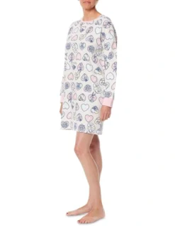 Bugs Bunny Long Sleeve High Low Nightie In Hearts Print 6 Bugs Bunny Long Sleeve High Low Nightie In Hearts Print -Myer Clothing Shop 968553280 3 720x928
