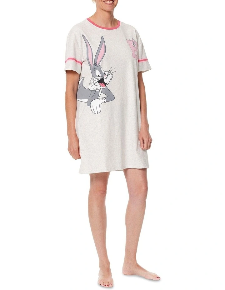 Bugs Bunny Varsity Nightie In Bugs Side Placement 1 Bugs Bunny Varsity Nightie In Bugs Side Placement