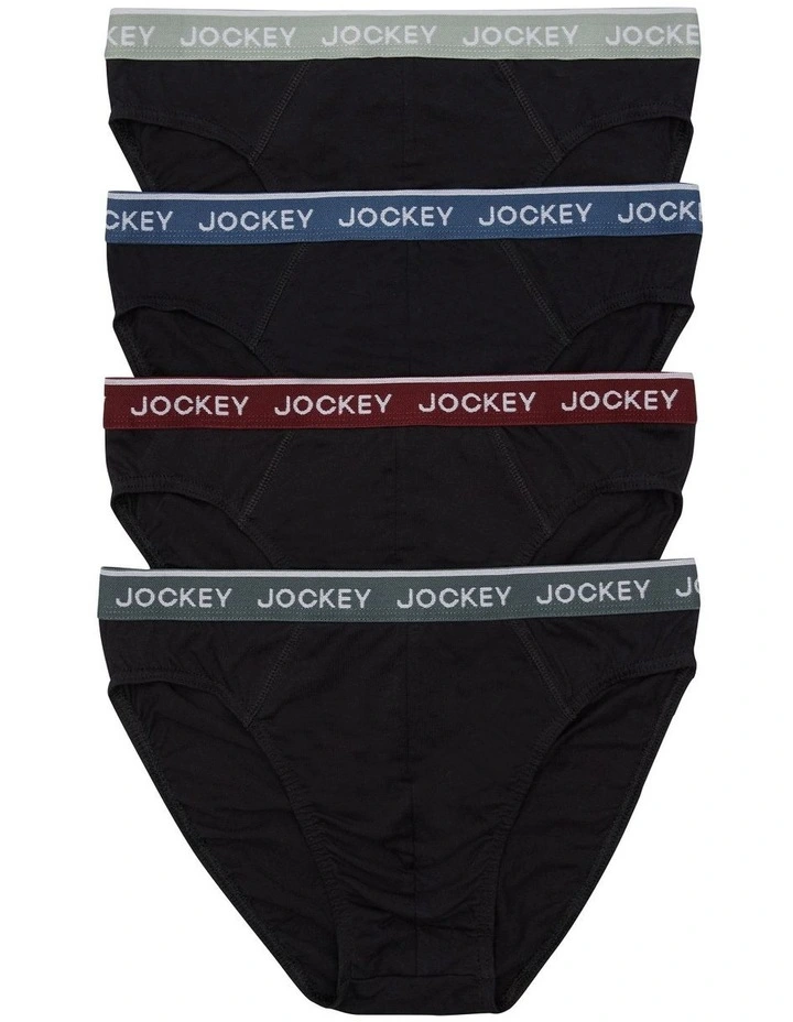 Jockey 4 Pack Brief In Black 1 Jockey 4 Pack Brief In Black