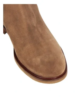 Richmond Boot In Beige Suede -Myer Clothing Shop 968626180 4 720x928
