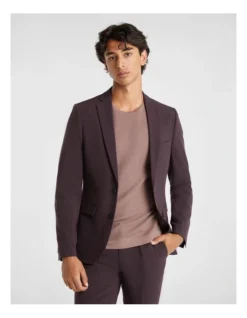 Orlando Skinny Suit Jacket In Purple -Myer Clothing Shop 968655340 4 720x928