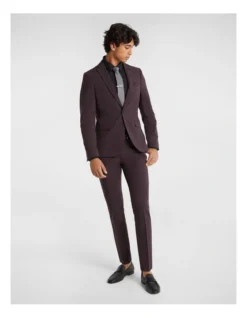 Orlando Skinny Suit Jacket In Purple -Myer Clothing Shop 968655340 7 720x928
