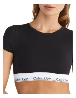 Calvin Klein Modern Cotton T-Shirt Bralette In Black -Myer Clothing Shop 968677300 969607810 3 720x928