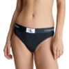 Calvin Klein 1996 Cotton Modern Thong In Black