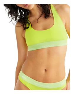 Calvin Klein This Is Love Cotton Tonal Unlined Bralette In Yellow -Myer Clothing Shop 968677750 969610960 3 720x928