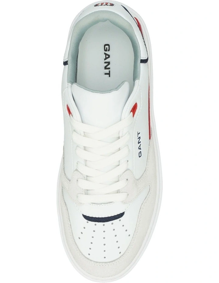 Gant Kanmen Leather Sneaker In White 2 Gant Kanmen Leather Sneaker In White - Image 2