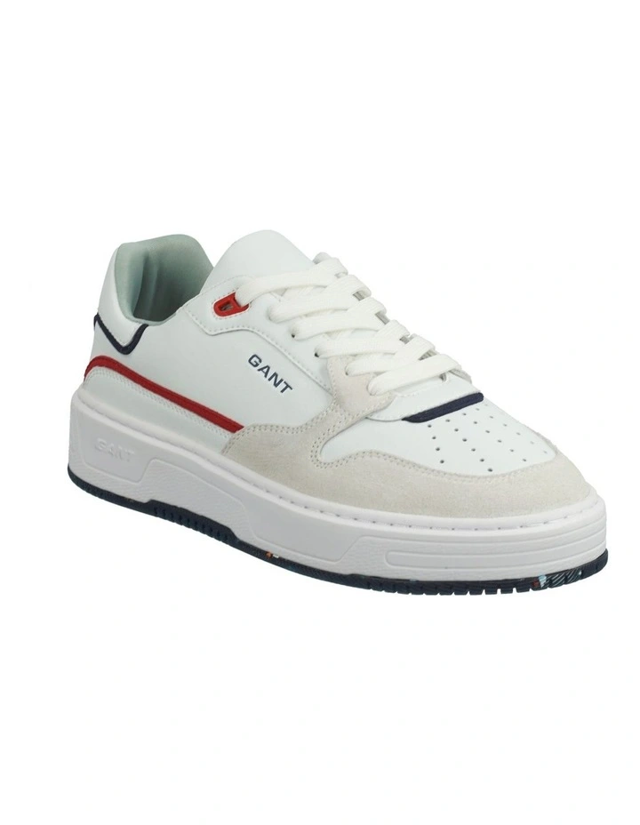 Gant Kanmen Leather Sneaker In White 4 Gant Kanmen Leather Sneaker In White - Image 4