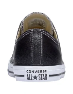 Converse Chuck Taylor All Star Leather In Black/White 7 Converse Chuck Taylor All Star Leather In Black/White -Myer Clothing Shop 968942440 3 720x928