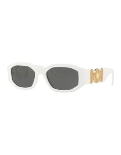 Versace Biggie Sunglasses In White