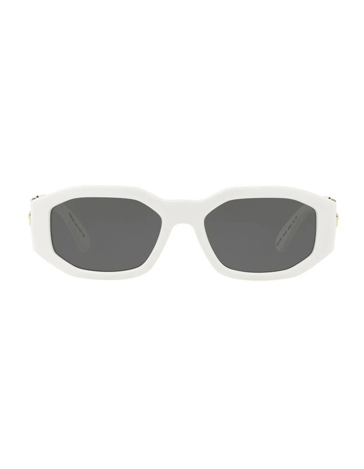Versace Biggie Sunglasses In White 2 Versace Biggie Sunglasses In White - Image 2
