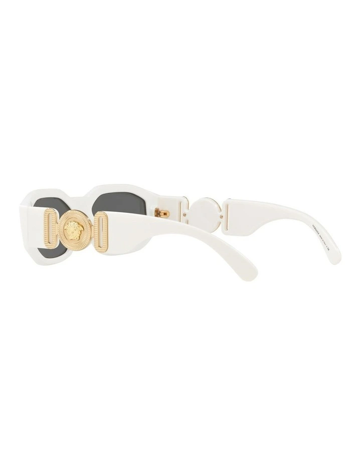 Versace Biggie Sunglasses In White 5 Versace Biggie Sunglasses In White - Image 5