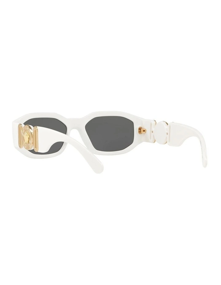 Versace Biggie Sunglasses In White 6 Versace Biggie Sunglasses In White - Image 6