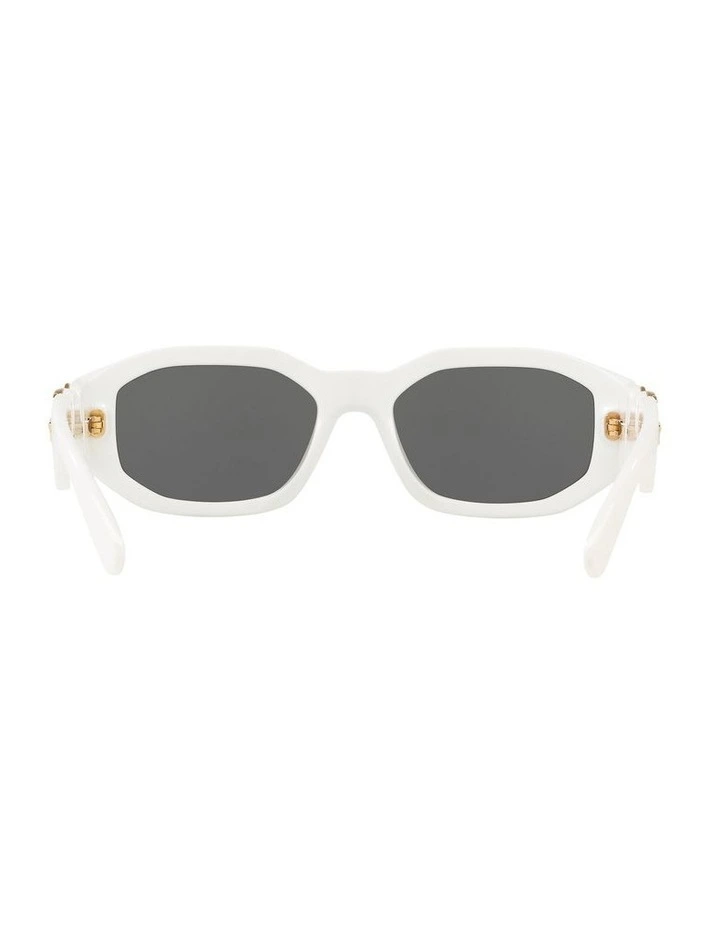 Versace Biggie Sunglasses In White 7 Versace Biggie Sunglasses In White - Image 7