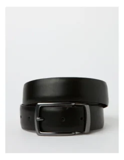 Pin Buckle Reversible Belt In Brown