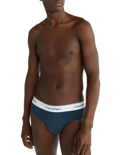 Calvin Klein 3 Pack Modern Cotton Stretch Briefs In Blue Multi -Myer Clothing Shop 969312700 4 720x928