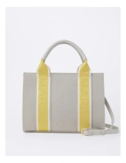 Barbados Top Handle Tote Bag In Natural/Yellow