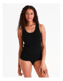 SOHO Thermal Tank Top In Black