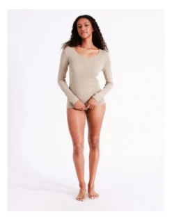 SOHO Thermal Top In Beige -Myer Clothing Shop 969394150 969406480 3 720x928