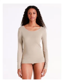SOHO Thermal Top In Beige -Myer Clothing Shop 969394150 969406480 4 720x928